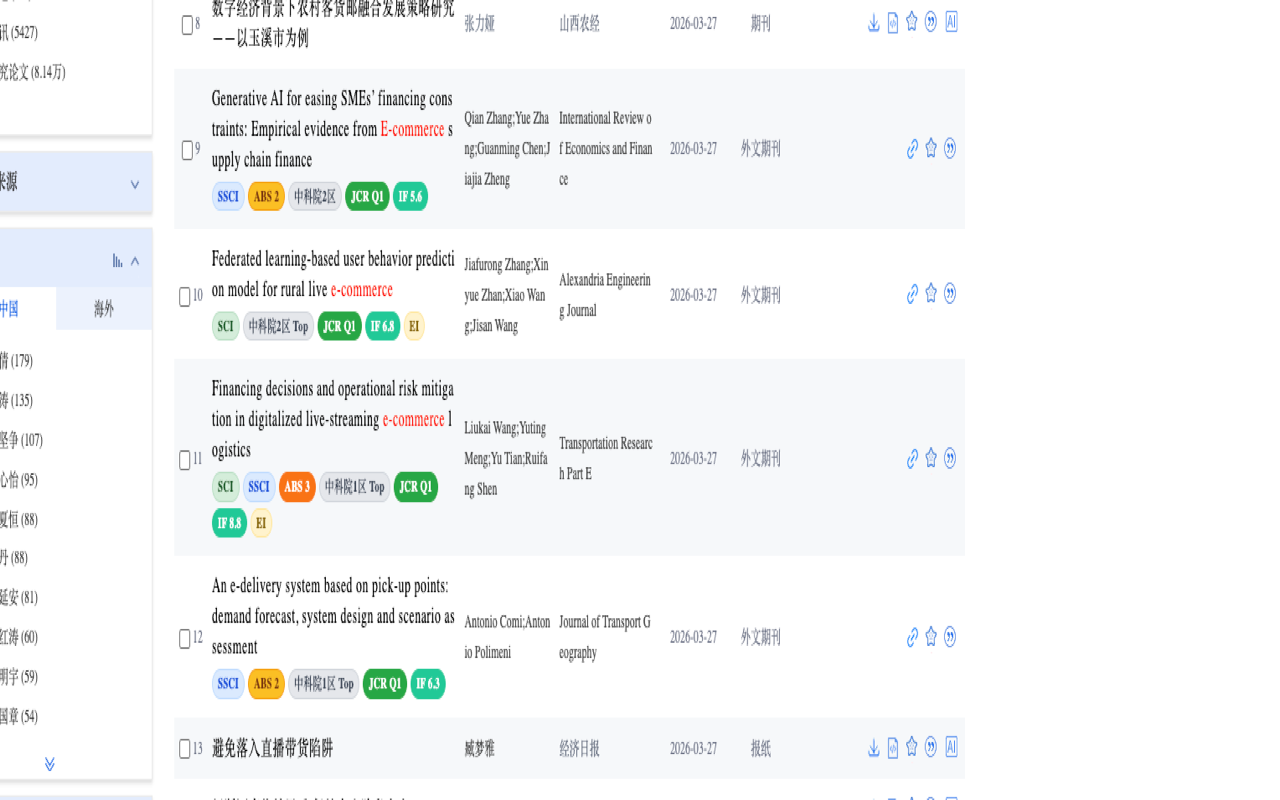 知网页面效果